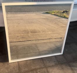 IKEA White Frame Mirror -$10