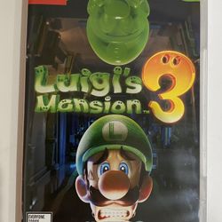  Nintendo Switch Luigi’s Masion 3