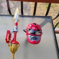 Power Rangers Ultra Dragon Sword and Mask Power Ranger Halloween Mask