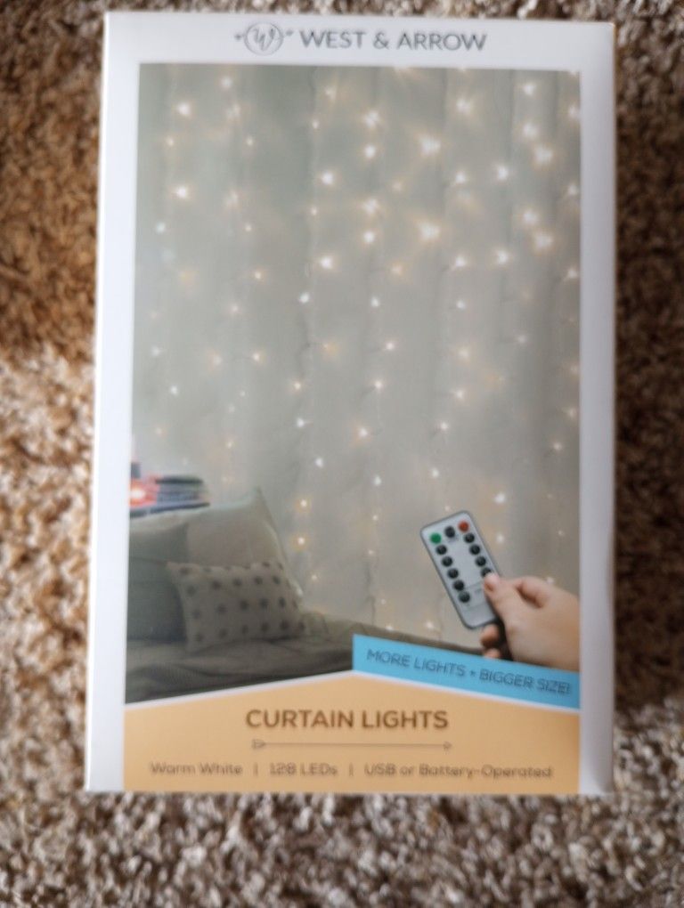 Curtain Lights 128 LEDs