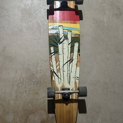 Gold longboard
