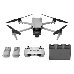 DJI Air 3 Fly More Combo With RC-N2 Remote Controller, Drone With Camera 4K, Dual Primary Cameras, 3 Batteries For Extended Flight Time, 48MP Photo, C