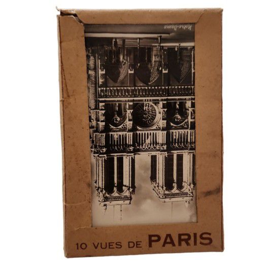 Vintage (10) Vue De Paris Gany Editions Postcards Veritable Photo Paris