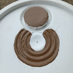 SEMIGLOSS EXTERIOR PAINT DARK BROWN $95