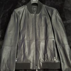 Boss Leather Jacket 