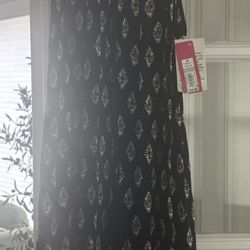 Xhilaration Black Fringe Dress