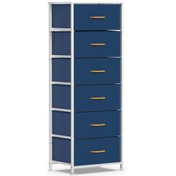 🧺 Navy Blue Multi-Functional Storage Tower 🧺