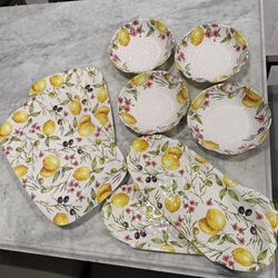 Set Of 4 Melamine Bowls 