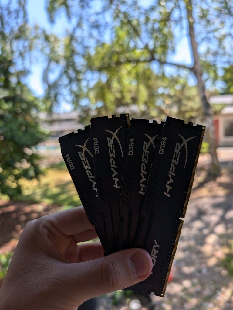 32GB Of Total Ram HyperX Fury