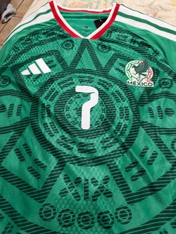 Adidas Mexico National Team Soccer Jersey #7