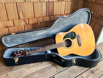Takamine guitar with case
