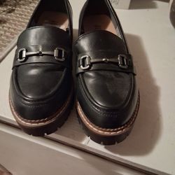 Women's Slip  On Loafers With Small Heel