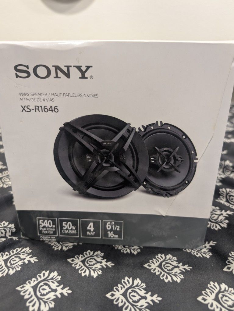New Sony 6 And 1/2 Inch Car Speakers
