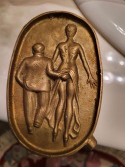 Antique ashtray from the nineteen forties perfect