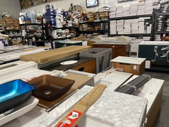 Vanities, faucets, vessel sinks, ceiling fans, pendant lights, Bathroom Ventilation Fans $50-$700