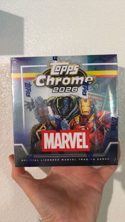 2026 Tops Chrome Marvel Mega Box