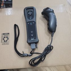 NINTENDO WiiMOTE WITH NUN CHUCK AND MOTION PLUS WIRELESS 