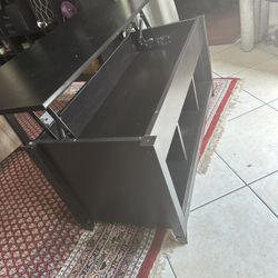 Black Expresso Lift Up Table.