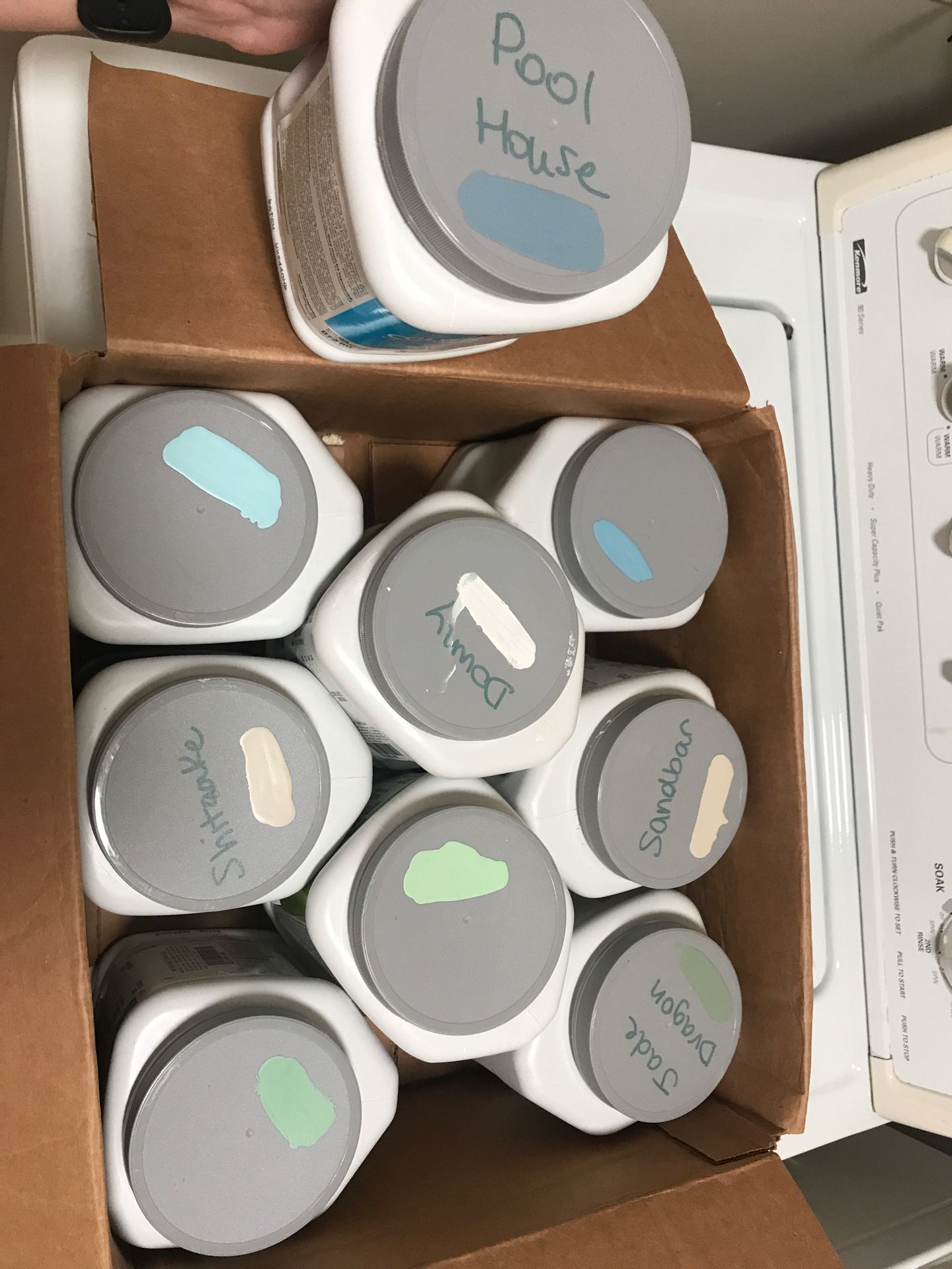 Sherwin Williams paint samples