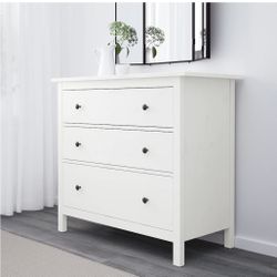 New IKEA 3 Drawer Dresser Chest! HEMNES