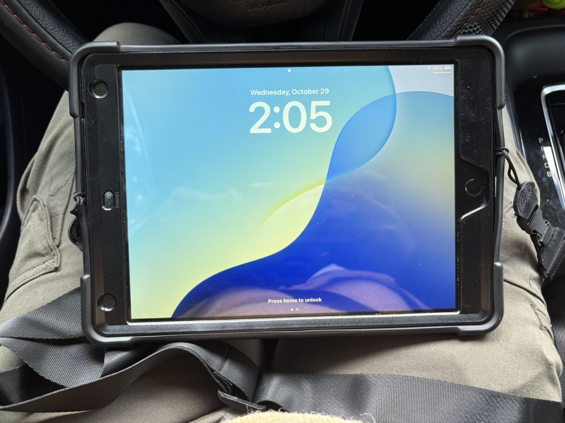 apple ipad and airpods