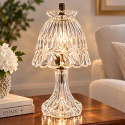 Vintage Princess House crystal lamps