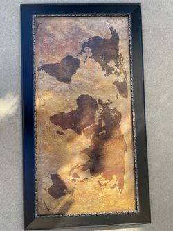 World Map Frame