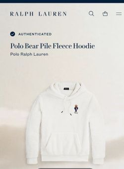 Polo Bear Pile Fleece Hoodie

Polo Ralph Lauren

Worn one time is in good condition. 
