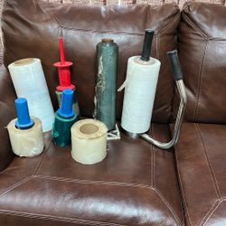 Various Sizes If Shrink Wrap With Dispensers/holders.   Great For Packing 