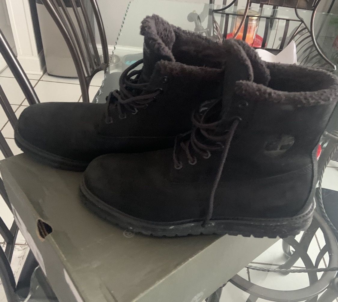 Black Timberland, Boots For, Man, Size 10, For $85
