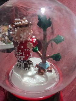 Charlie brow dry snowglobe