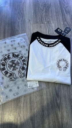 Chrome Hearts Horseshoe Neck Logo Long Sleeve T-Shirt Size Medium - Brand New