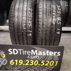 225/45/19 Pirelli Run Flat 