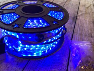 Ainfox 100FT LED Rope Lights, Waterproof 16 Colors Changing RGB Rope Light with Remote Controller for Outdoor & Indoor Use - SMD5050 Flexible Dimmable