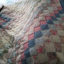 Queen Size Handmade Patch Quilt