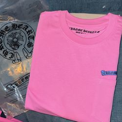 Chrome Hearts Pink Pocket T Shirt