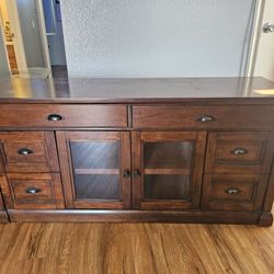 Beautiful Walnut Entertainment Center