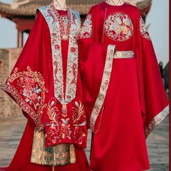 NEW ming Dynasty Wedding Dress Set