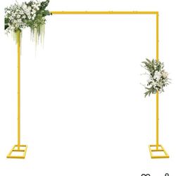 8ft Gold Backdrop For Weddings, Birthdays And Babyshowers