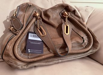 Chloe Paraty purse bag green color block