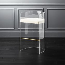 CB2 Acrylic Counter Stools - (2)