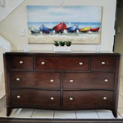 SOLID WOOD DRESSER 7 DRAWERS DELIVERY AVAILABLE 