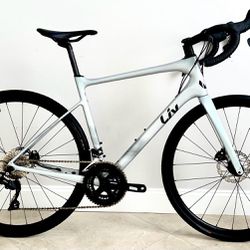 56cm 2021 Large Giant Liv Avail Advanced 2 Hydraulic Disc Brakes 11 Speed 105 FULL CARBON Road Bike 700c Women’s 