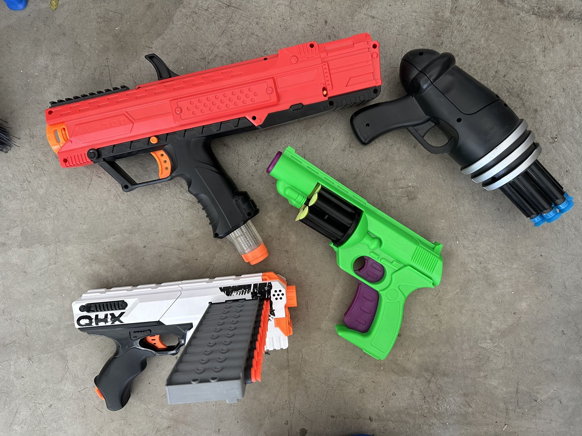 Nerf Imperial QHX Dart Toy Gun Lot Of 4