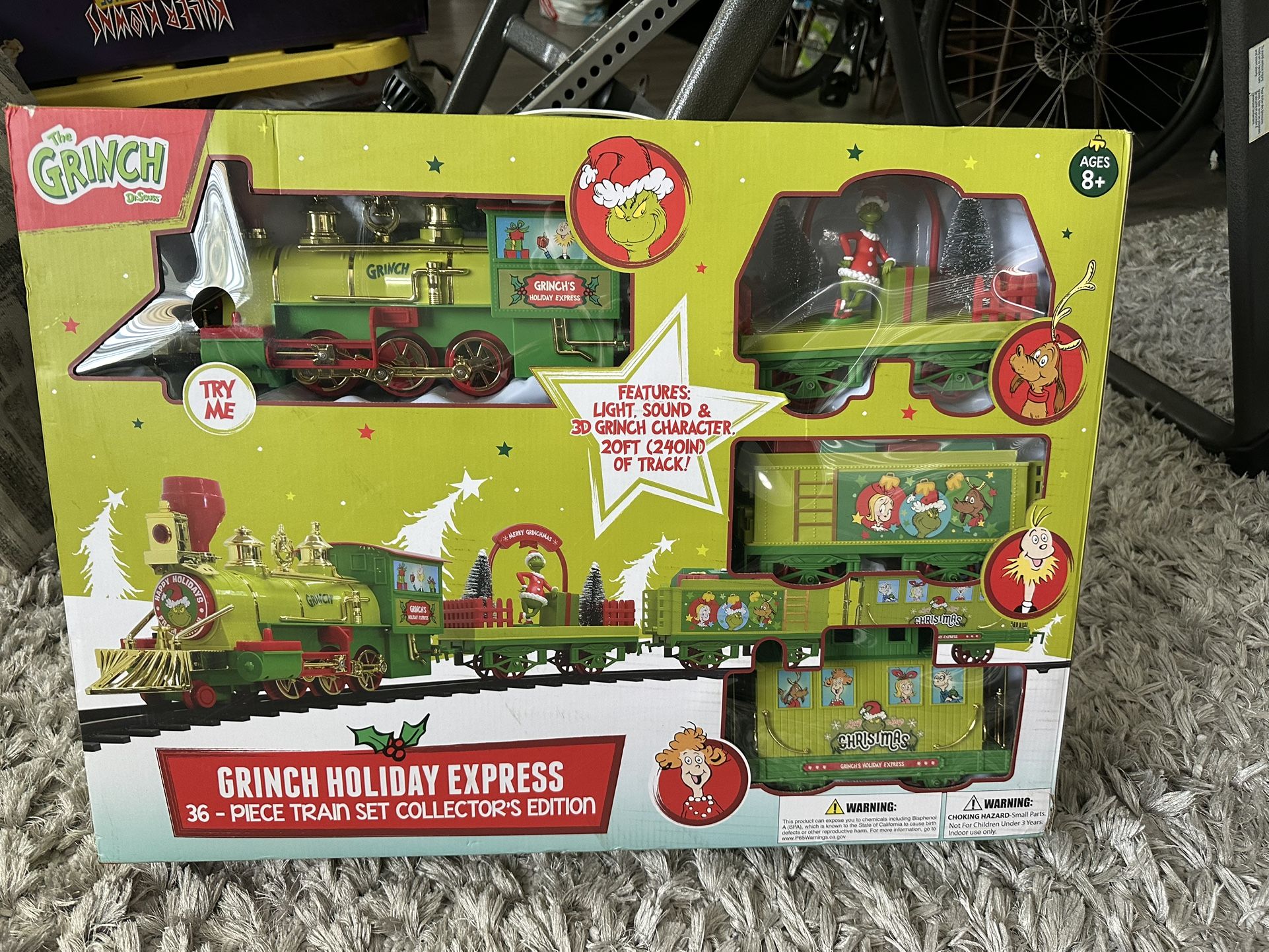 Grinch Holiday Express Train Set $40.00