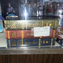 Lord of the Rings Extended Edition dvd lot of 3