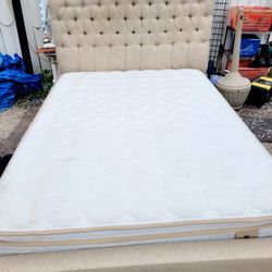 Queen Size Bed Luke New The Matress Is 7 Month Old And Bed Frame 