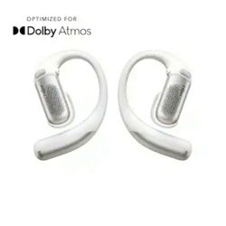 Shokz Open Fit Pro 2026 Open Ear NC Bluetooth Wireless Earbuds White 
