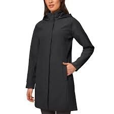 Mondetta Women's Long Softshell Jacket/ Raincoat Black Size Small