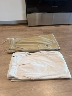 Corduroy and cargo pants